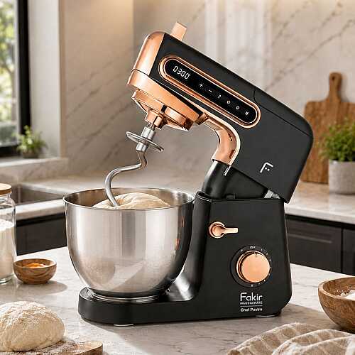 Chef Pastro Kitchen Machine & Stand Mixer Black - 1