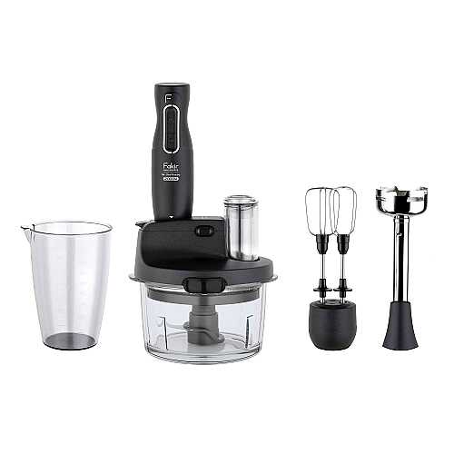 Mr. Chef Quadro 2000W with Glass Bowl Anthracite - 2