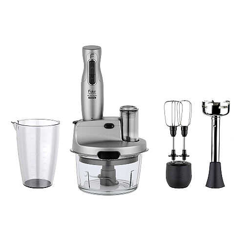 Mr. Chef Quadro 2000W with Glass Bowl Silver - 2
