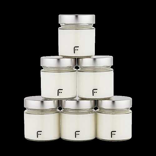 Pasteur Yogurt Maker 6-Piece Glass Jar Set - 6