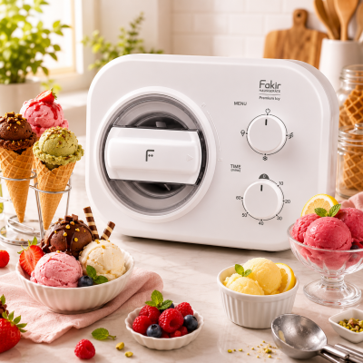 Premium Icy Ice Cream Maker White - Galeri