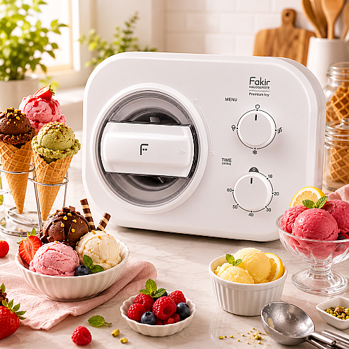 Premium Icy Ice Cream Maker White - 2