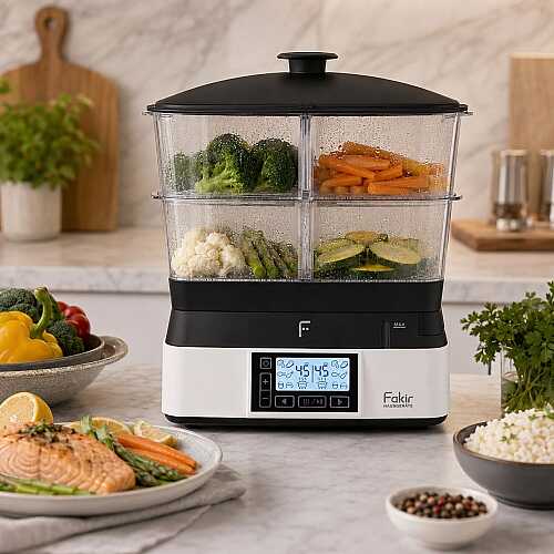 Premium Steam Steam Cooker with LCD Display - 2