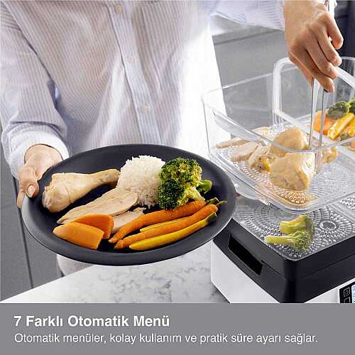 Premium Steam Steam Cooker with LCD Display - 4