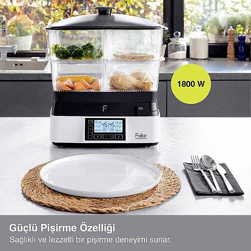 Premium Steam Steam Cooker with LCD Display - 10