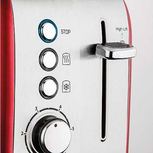 Rubra Toaster Red - 5